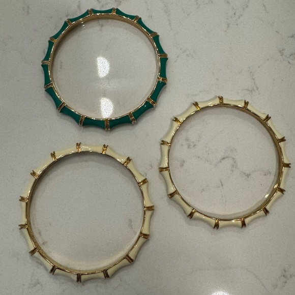 Stella & Dot Enamel Bangle Bracelets - Picture 3 of 4